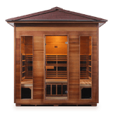 Iron Zone Gyms Outdoor Infrared Sauna Rustic 5 Slope/Peak