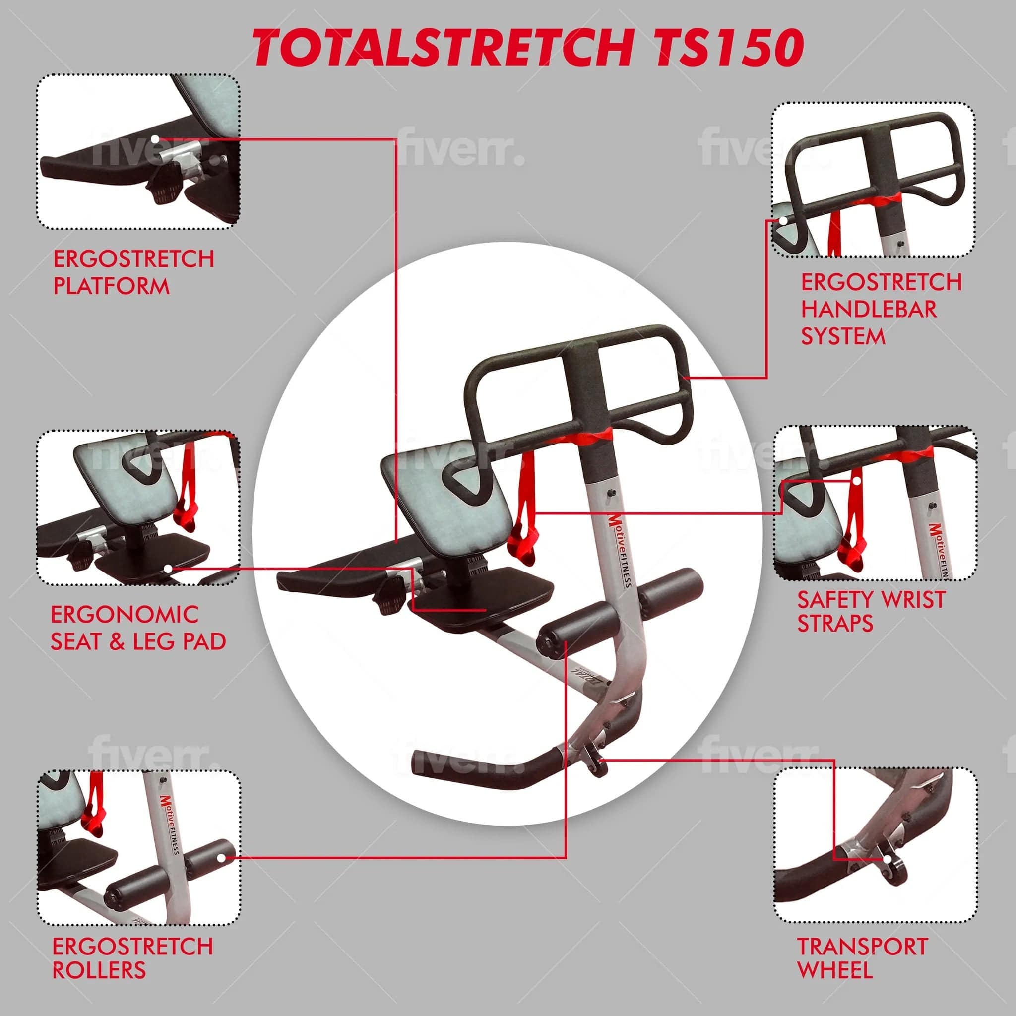 Motive Fitness Stretch Machine Motive Fitness TotalStretch TS200