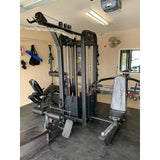 Muscle D Fitness Multi-Gym 4 Stack Megatron Compact Multi-Gym - Muscle D Fitness - Space Saving - Leg Extension & Curl, Lat Pull, Low Row, Multi-Press