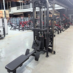 Muscle D Fitness Multi-Gym 4 Stack Megatron Standard Jungle Gym - 2 Colors - Muscle D Fitness - Low Row, Lat Pulldown, Single Handle Hi/low Pulley, Double Hi/Low Pulley