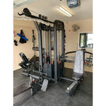 Muscle D Fitness Multi-Gym 5 Stack Megatron Compact Multi-Gym - Muscle D Fitness - Lat Pull, Low Row, Bench Press, Lat Pull, Leg Ext / Curl