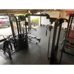 Muscle D Fitness Multi-Gym 5 Stack Megatron Compact Multi-Gym - Muscle D Fitness - Lat Pull, Low Row, Bench Press, Lat Pull, Leg Ext / Curl