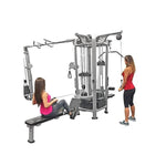 Muscle D Fitness Multi-Gym 5 Stack Megatron Deluxe Jungle Gym 3 Colors - Muscle D Fitness - Commercial-Grade , Lat Pull, Low Row, Functional Column