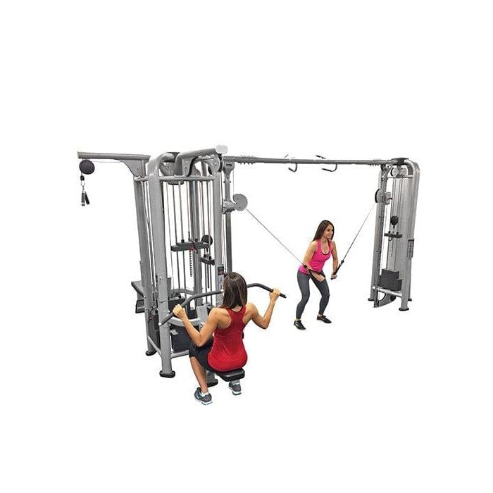 Muscle D Fitness Multi-Gym 5 Stack Megatron Deluxe Jungle Gym 3 Colors - Muscle D Fitness - Commercial-Grade , Lat Pull, Low Row, Functional Column