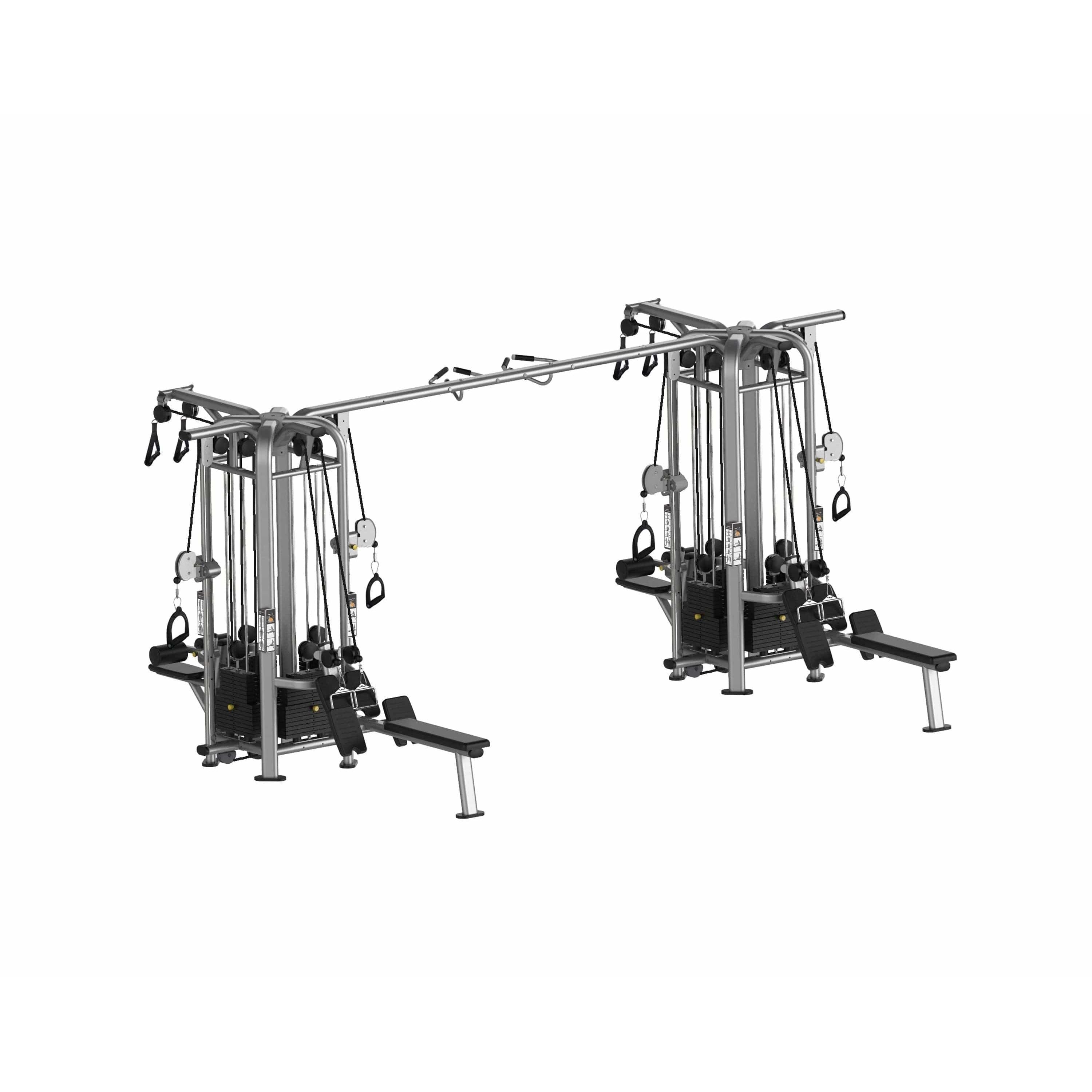 Muscle D Fitness Multi-Gym 8 Stack Megatron Deluxe Jungle Gym 3 Colors - Muscle D Fitness - Commercial Grade Selectorized Multi-Station