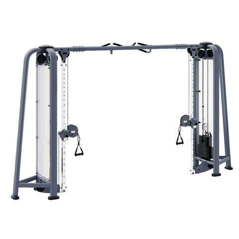 Muscle D Fitness Cable Crossover Megatron Deluxe Cable Crossover - Muscle D Fitness - 2 Functional Columns - Multi-Handle Pull-Up Bar - Selectorized Weight Adjustment