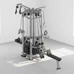 Muscle D Fitness Multi-Gym Dark Gray Muscle D Fitness 4 Stack Megatron Deluxe Jungle Gym
