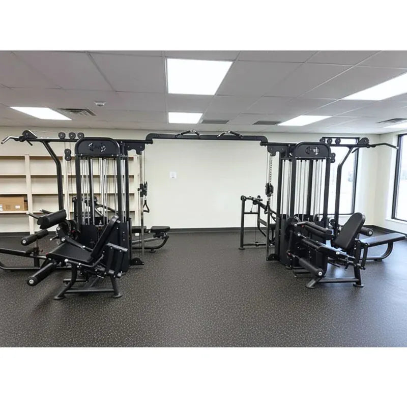 Muscle D Fitness Multi-Gym Black Muscle D Fitness 8 Stack Megatron Compact Multi-Gym