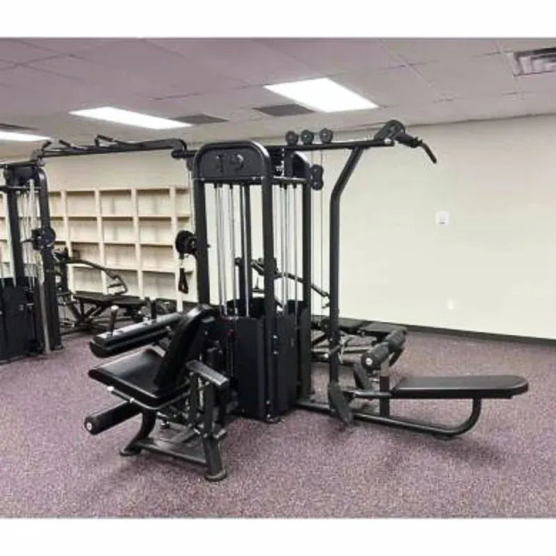 Muscle D Fitness Multi-Gym Black Muscle D Fitness 8 Stack Megatron Compact Multi-Gym