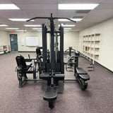 Muscle D Fitness Multi-Gym Black Muscle D Fitness 8 Stack Megatron Compact Multi-Gym