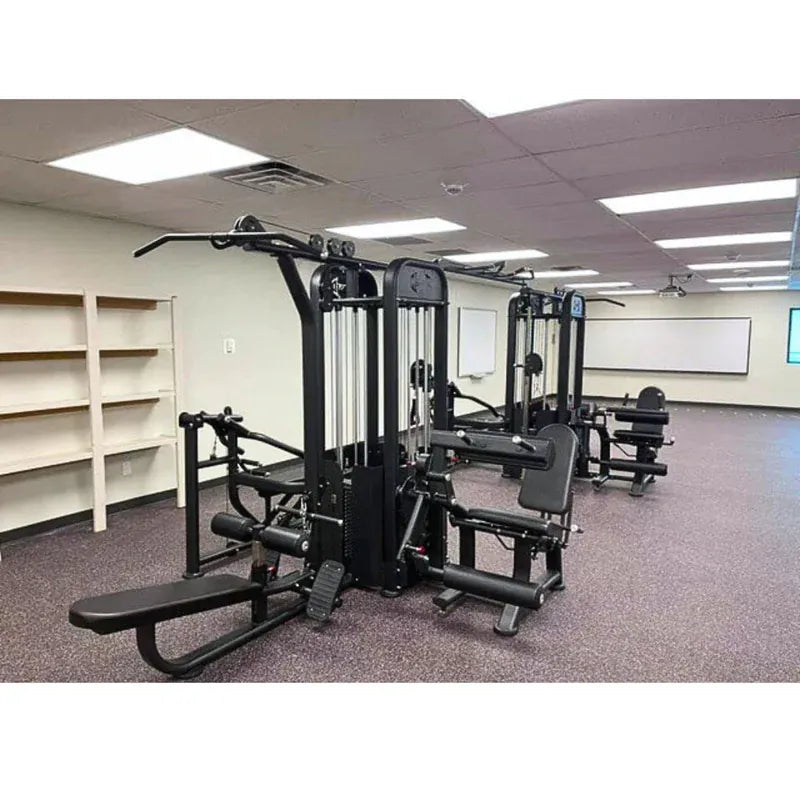 Muscle D Fitness Multi-Gym Black Muscle D Fitness 8 Stack Megatron Compact Multi-Gym