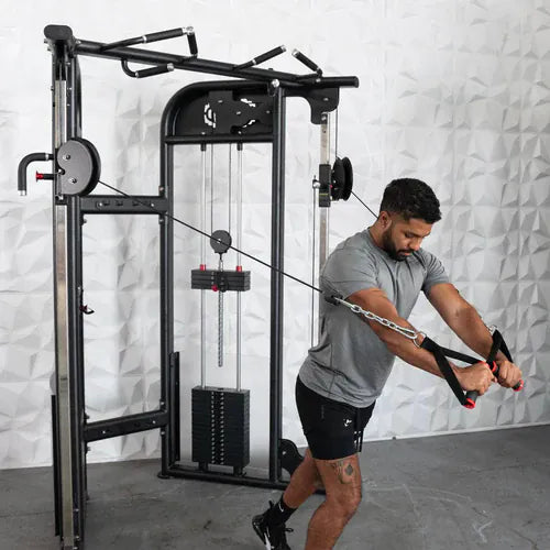 Muscle D Fitness Cable Machines Muscle D Fitness 88" Dual Adjustable Pulley