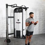 Muscle D Fitness Cable Machines Muscle D Fitness 88" Dual Adjustable Pulley