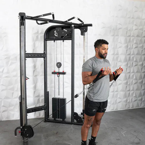 Muscle D Fitness Cable Machines Muscle D Fitness 88" Dual Adjustable Pulley