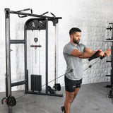 Muscle D Fitness Cable Machines Muscle D Fitness 88" Dual Adjustable Pulley