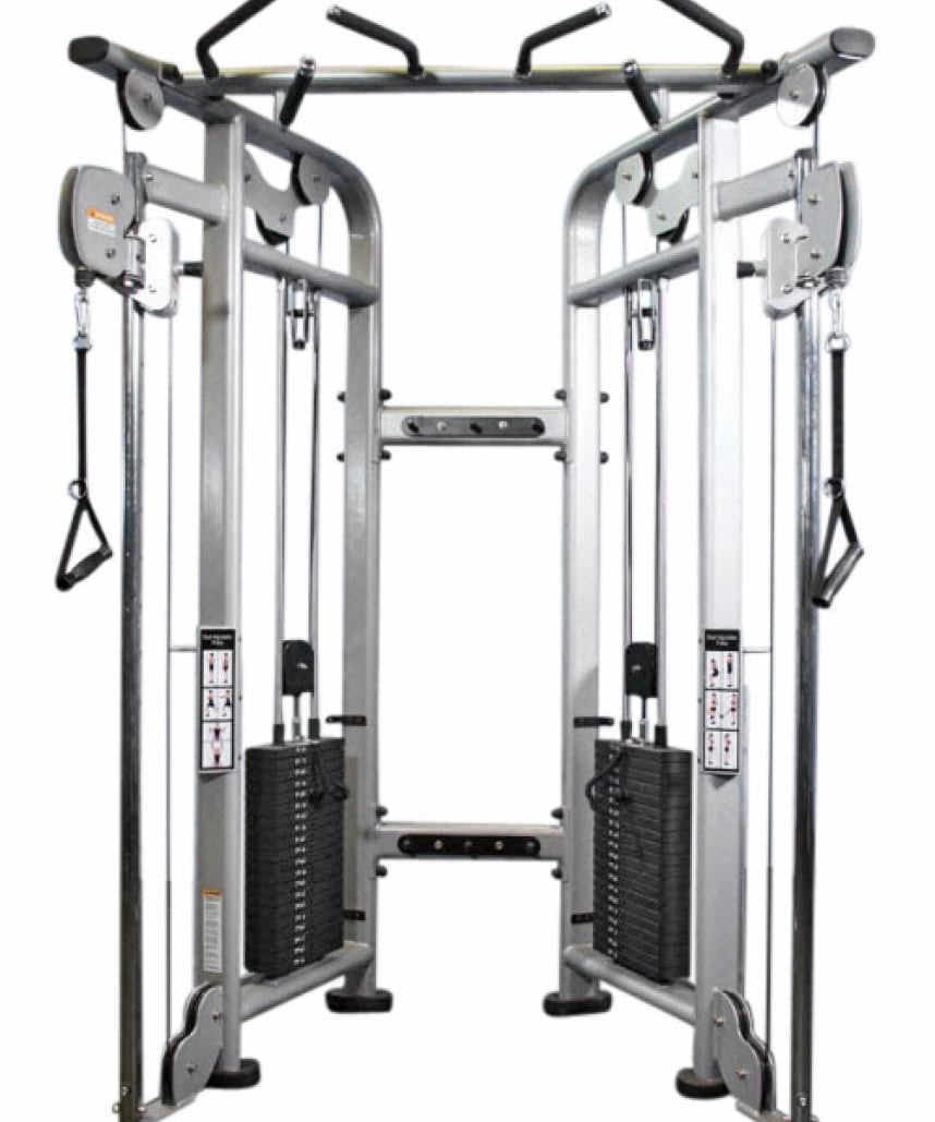 Muscle D Fitness Cable Machines Silver Muscle D Fitness 88" Dual Adjustable Pulley