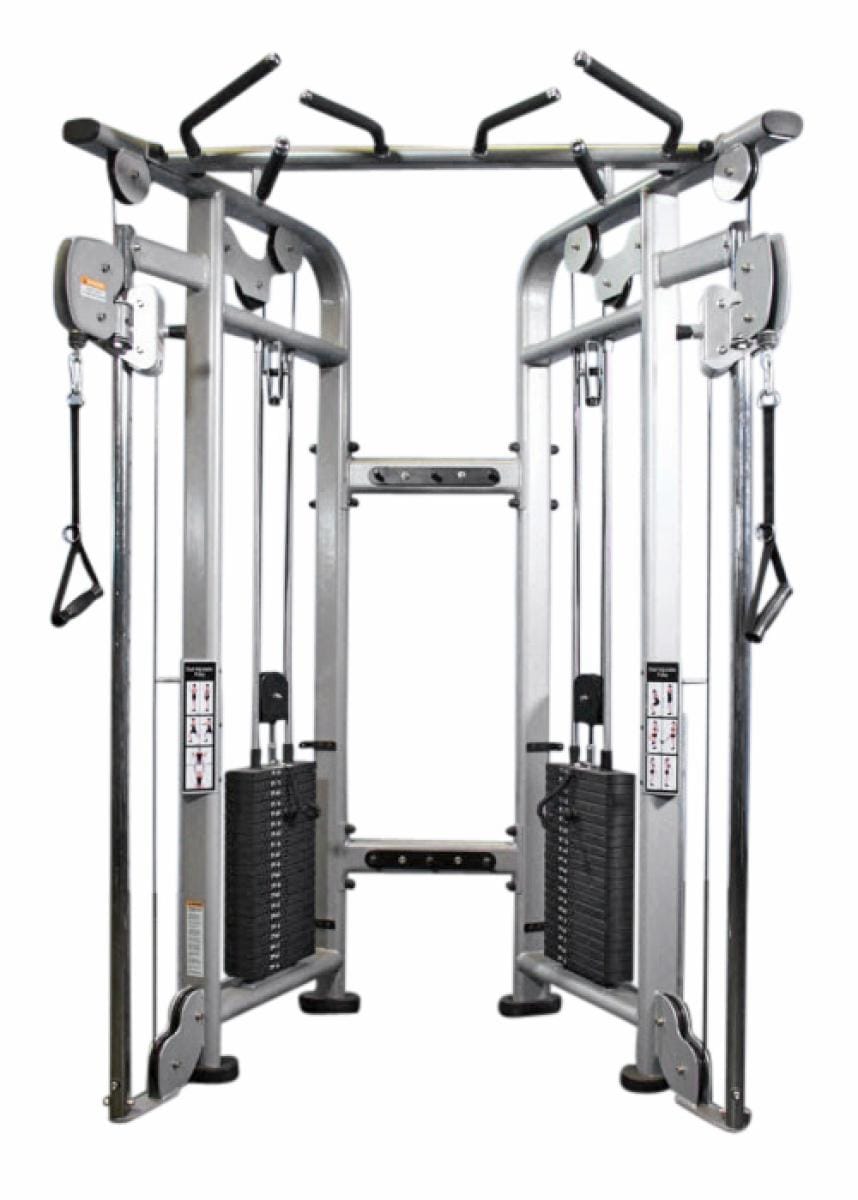 Muscle D Fitness Cable Machines Silver Muscle D Fitness 88" Dual Adjustable Pulley