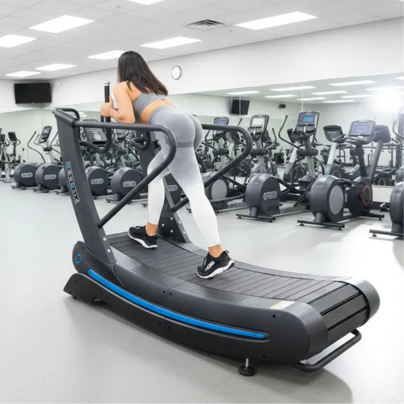 Muscle D Fitness Muscle D Fitness Commercial Self Powered Curve Treadmill