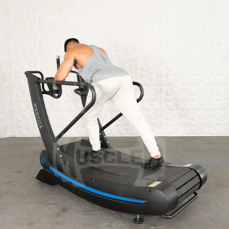 Muscle D Fitness Muscle D Fitness Commercial Self Powered Curve Treadmill