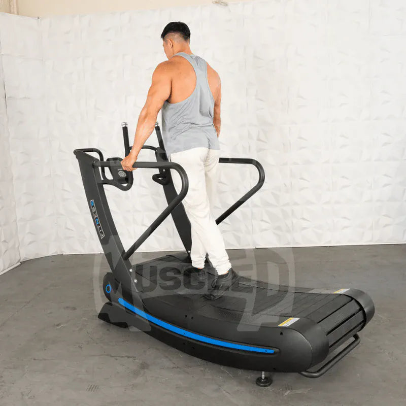 Muscle D Fitness Muscle D Fitness Commercial Self Powered Curve Treadmill