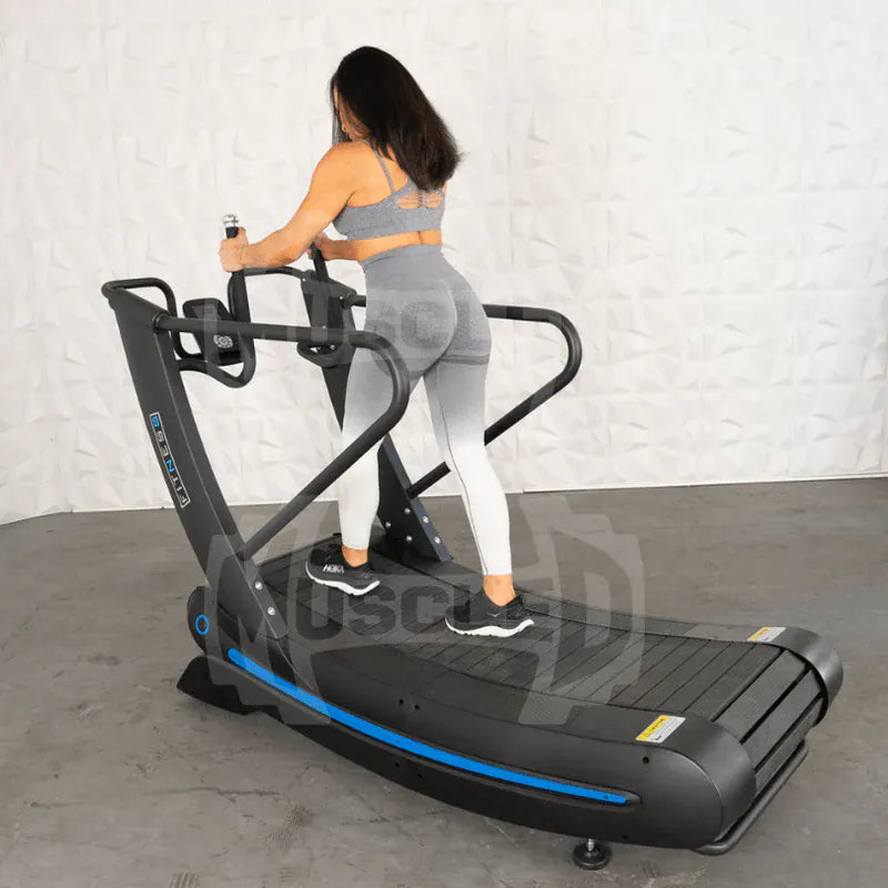 Muscle D Fitness Muscle D Fitness Commercial Self Powered Curve Treadmill