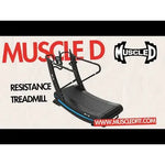Muscle D Fitness Muscle D Fitness Commercial Self Powered Curve Treadmill