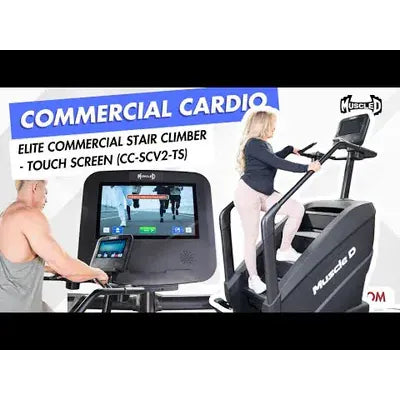 Muscle D Fitness Muscle D Fitness Elite Commercial Stair Climber - Touch Screen