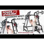Muscle D Fitness Muscle D Fitness Power Leverage V2 Convergent Bench - Incline, Shoulder Press