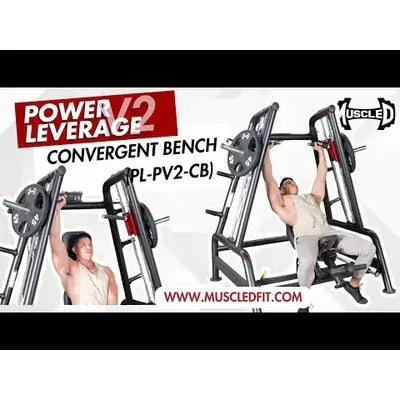 Muscle D Fitness Muscle D Fitness Power Leverage V2 Convergent Bench - Incline, Shoulder Press