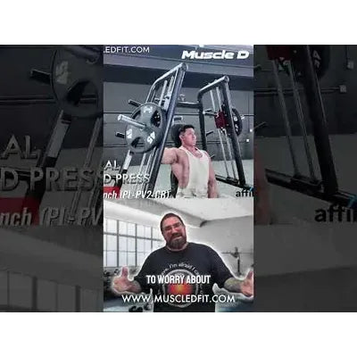 Muscle D Fitness Muscle D Fitness Power Leverage V2 Convergent Bench - Incline, Shoulder Press