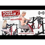 Muscle D Fitness Muscle D Fitness Power Leverage V2 Dual Hinge Seated Row