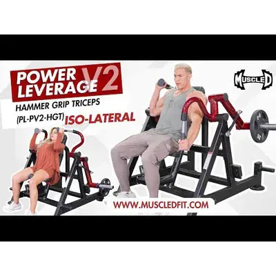 Muscle D Fitness Muscle D Fitness Power Leverage V2 Hammer Grip Triceps