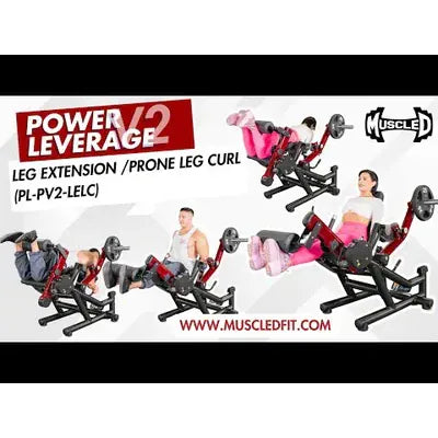 Muscle D Fitness Muscle D Fitness Power Leverage V2 Leg Extension / Prone Leg Curl Combo