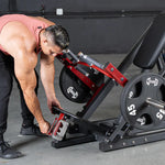 Muscle D Fitness Muscle D Fitness Power Leverage V2 Linear Bearing Row