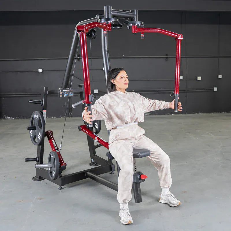 Muscle D Fitness Chest Machine Muscle D Fitness Power Leverage V2 Seated Pec Fly / Rear Delt