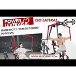 Muscle D Fitness Chest Machine Muscle D Fitness Power Leverage V2 Seated Pec Fly / Rear Delt