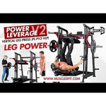 Muscle D Fitness Muscle D Fitness Power Leverage V2 Vertical Leg Press