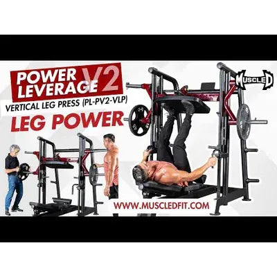 Muscle D Fitness Muscle D Fitness Power Leverage V2 Vertical Leg Press