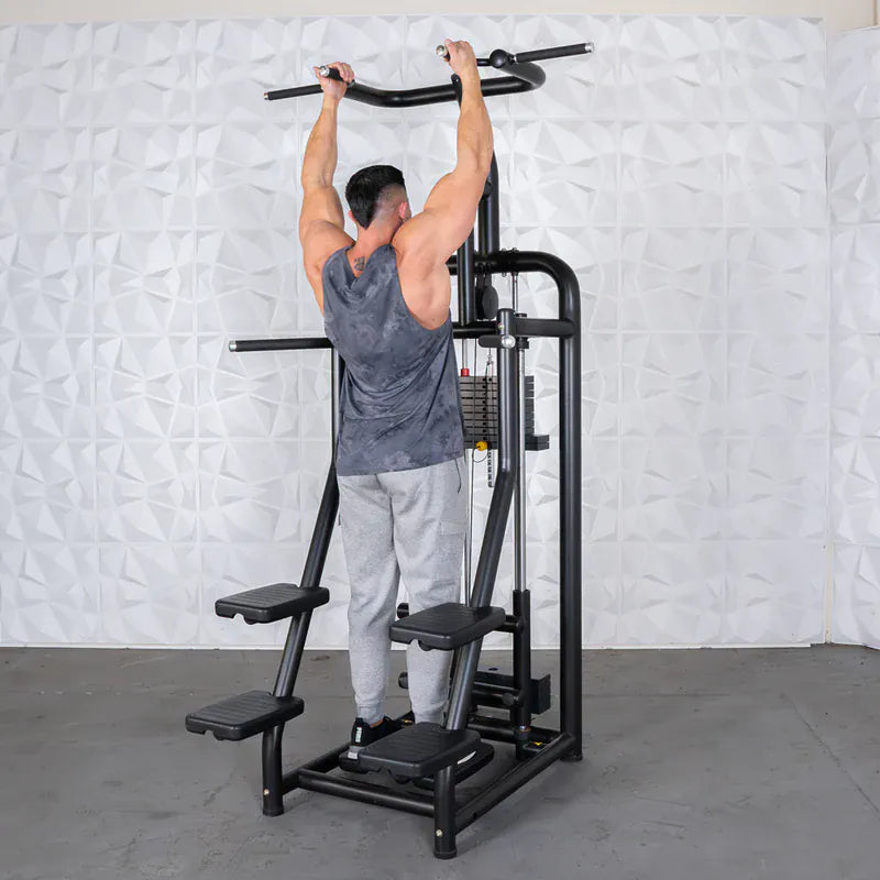 Muscle D Fitness Selectorized Machine Muscle D Fitness Vogue Assisted Chin Dip Machine