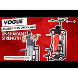 Muscle D Fitness Selectorized Machine Muscle D Fitness Vogue Assisted Chin Dip Machine