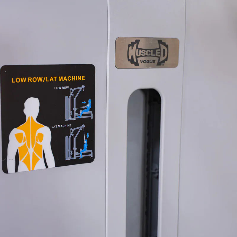 Muscle D Fitness Muscle D Fitness Vogue Lat Pulldown Low Row Combo