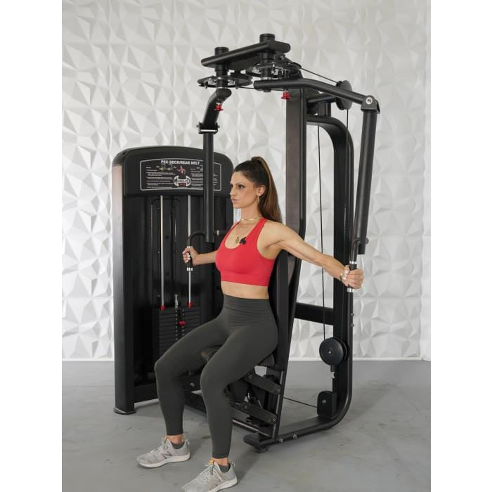 Muscle D Fitness Chest Machines Muscle D Selectorized Elite Line Pec Deck/Rear Delt Machine