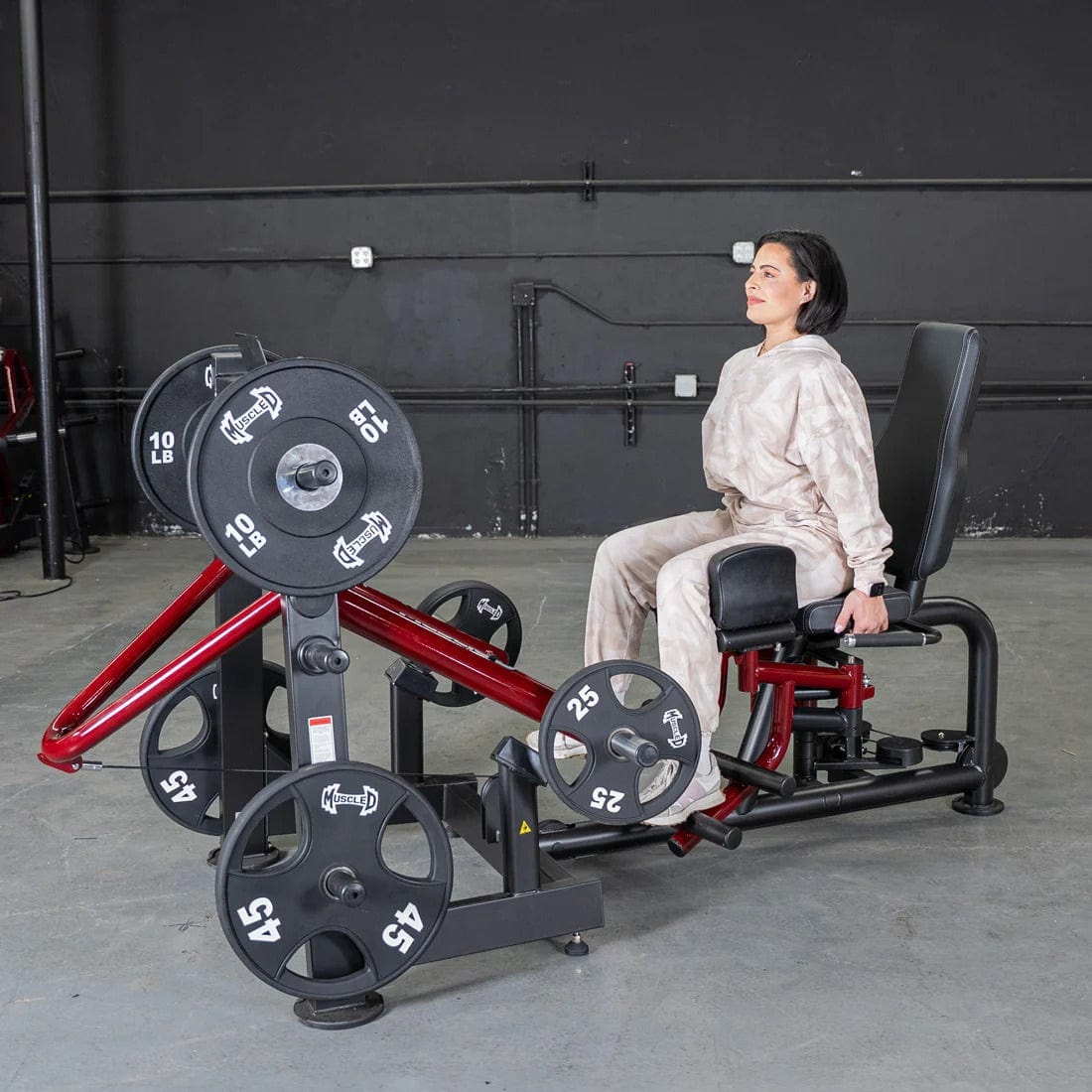 Muscle D Fitness Leg Machine Power Leverage V2 Abductor/Adductor