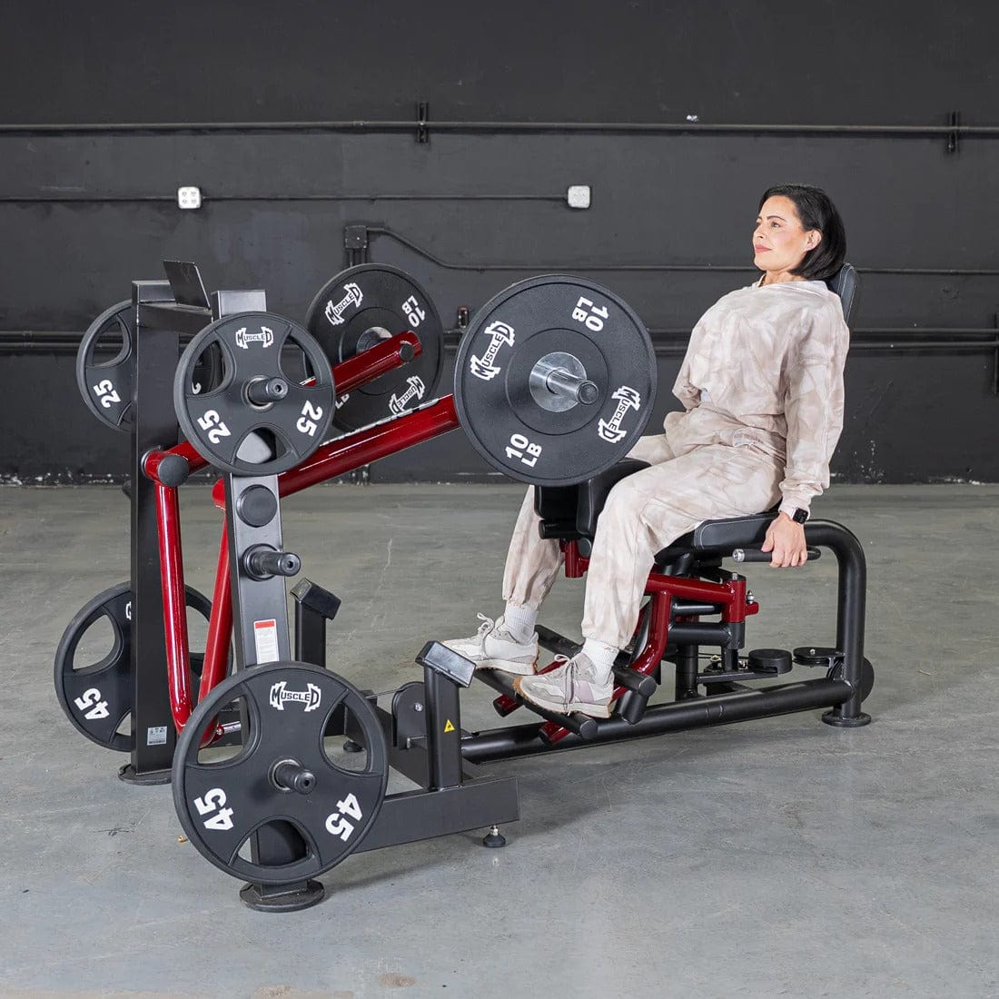 Muscle D Fitness Leg Machine Power Leverage V2 Abductor/Adductor