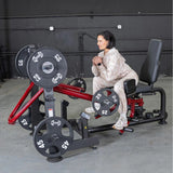 Muscle D Fitness Leg Machine Power Leverage V2 Abductor/Adductor