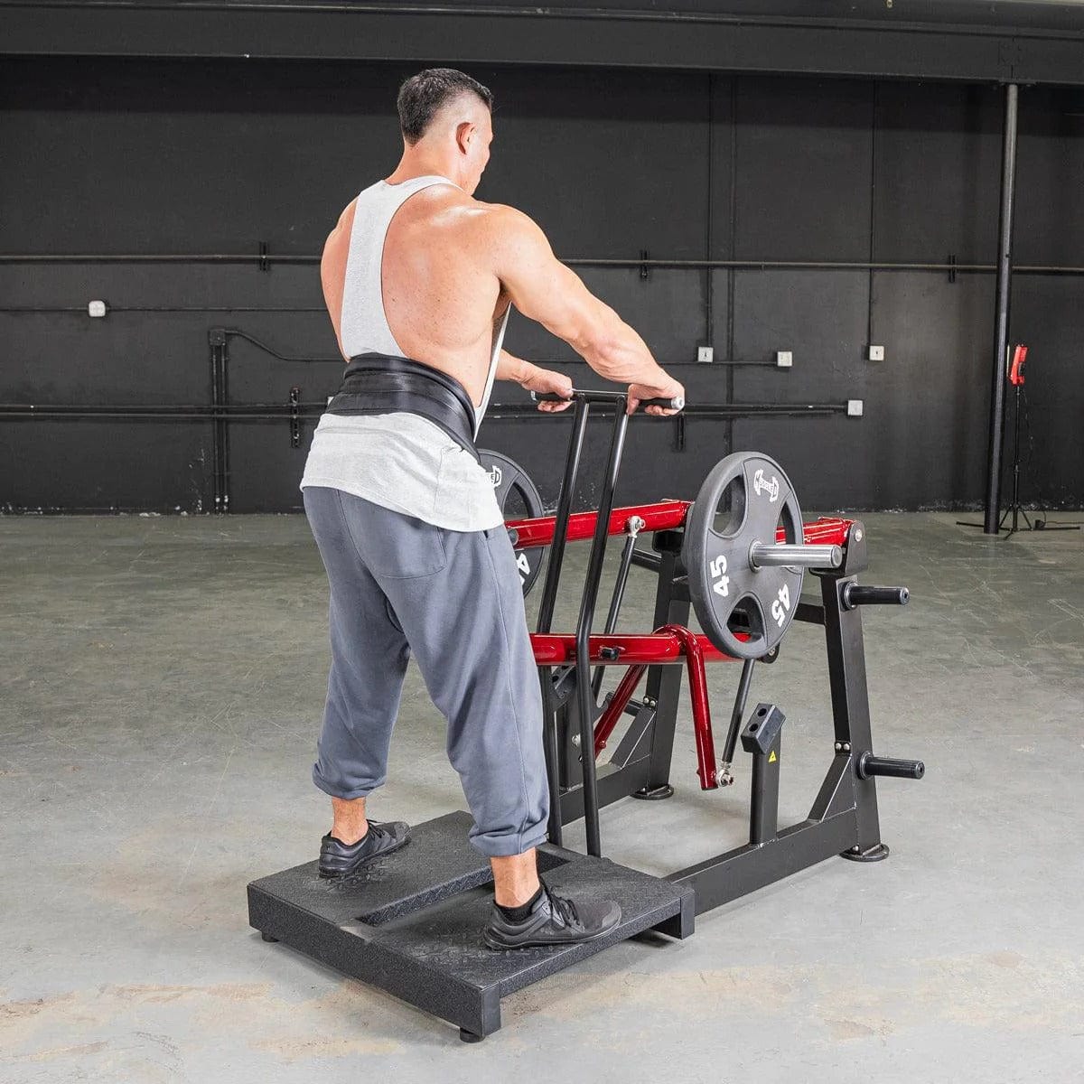 Muscle D Fitness Squat Machine Power Leverage V2 Belt Squat