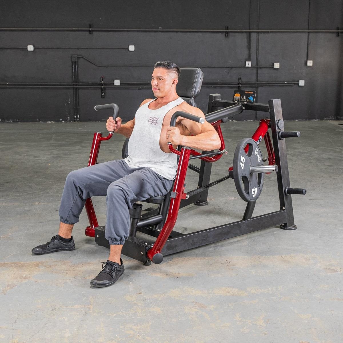 Muscle D Fitness Chest Press Machine Power Leverage V2 Chest Press
