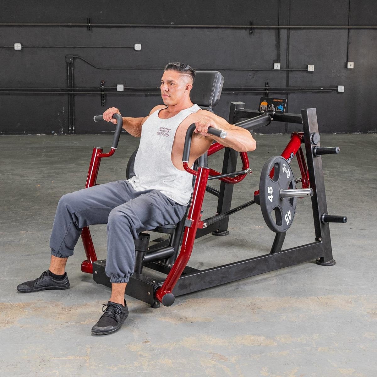 Muscle D Fitness Chest Press Machine Power Leverage V2 Chest Press