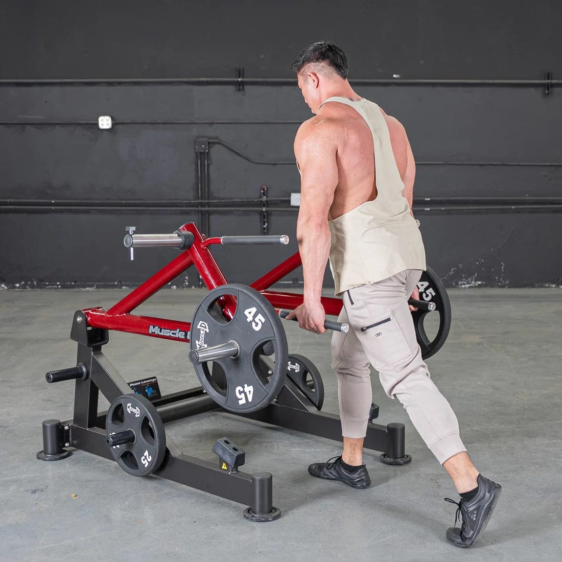 Muscle D Fitness Deadlift Machine Power Leverage V2 Deadlift/Shrug