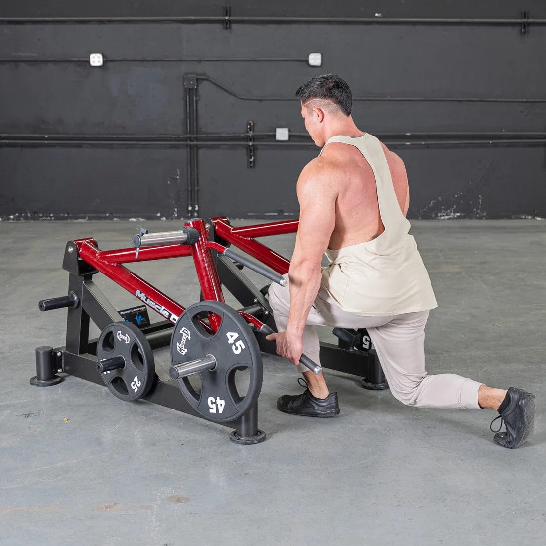 Muscle D Fitness Deadlift Machine Power Leverage V2 Deadlift/Shrug